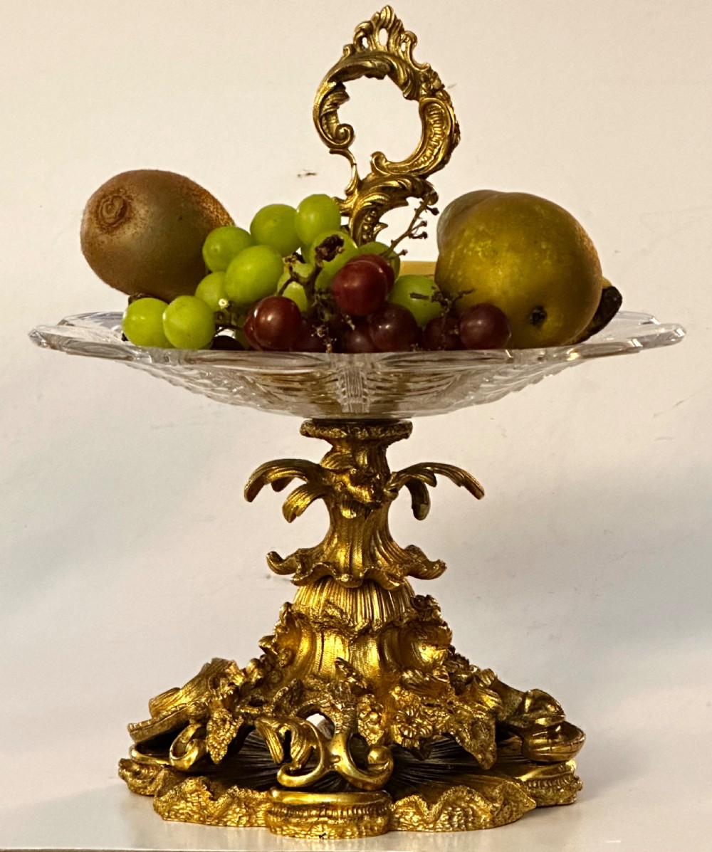 French Gilt Bronze and Cut class Centre Piece View X