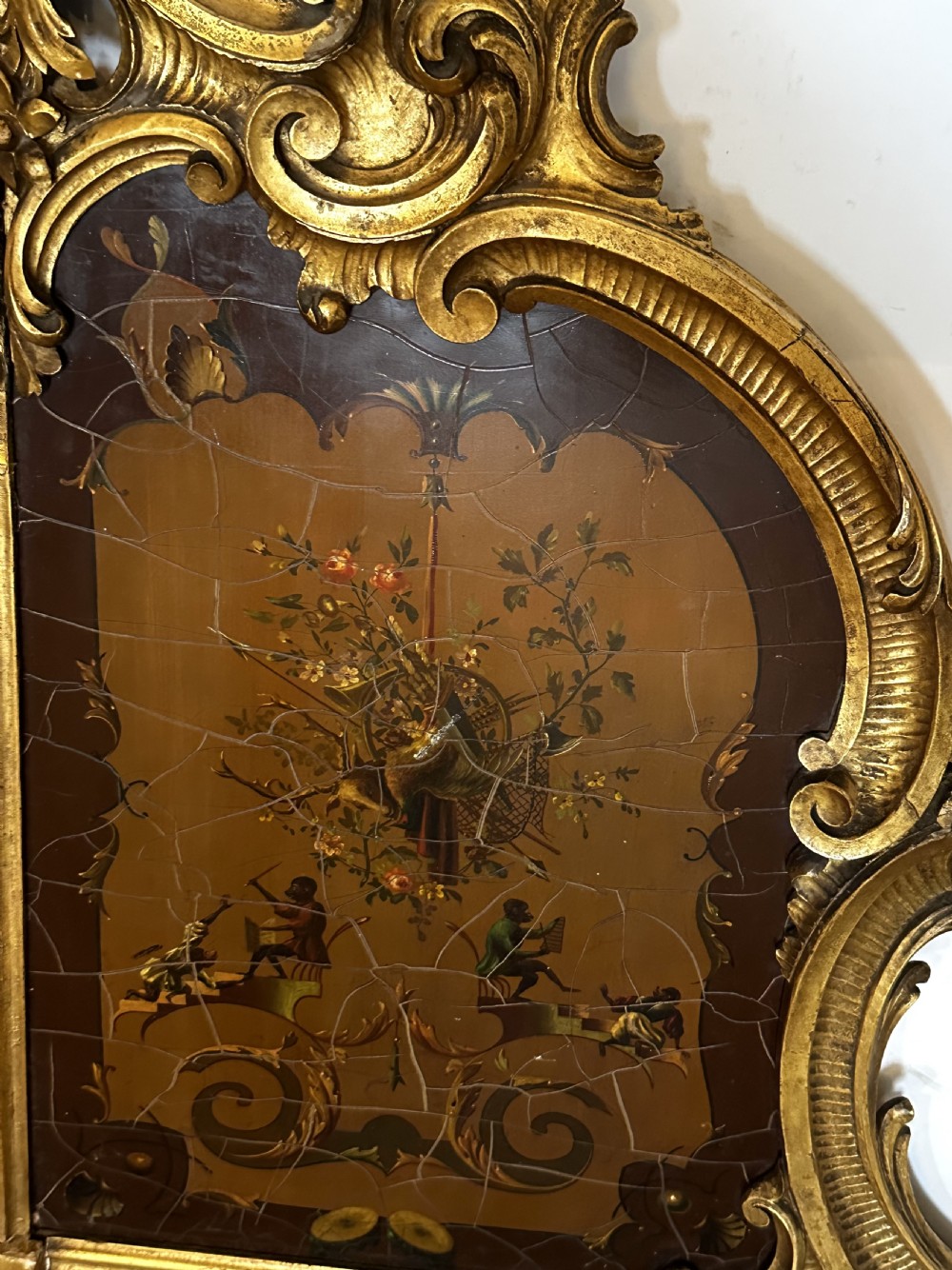 Italian Over Mantel  Mirror View III