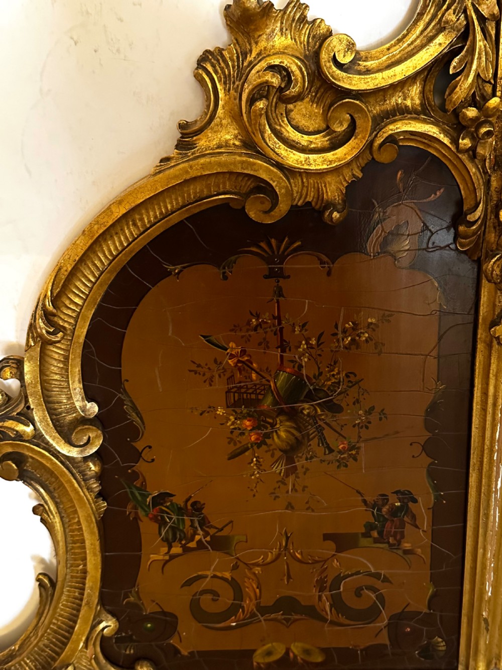 Italian Over Mantel  Mirror View IV