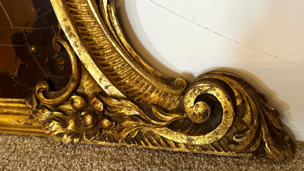 Italian Over Mantel  Mirror View VI
