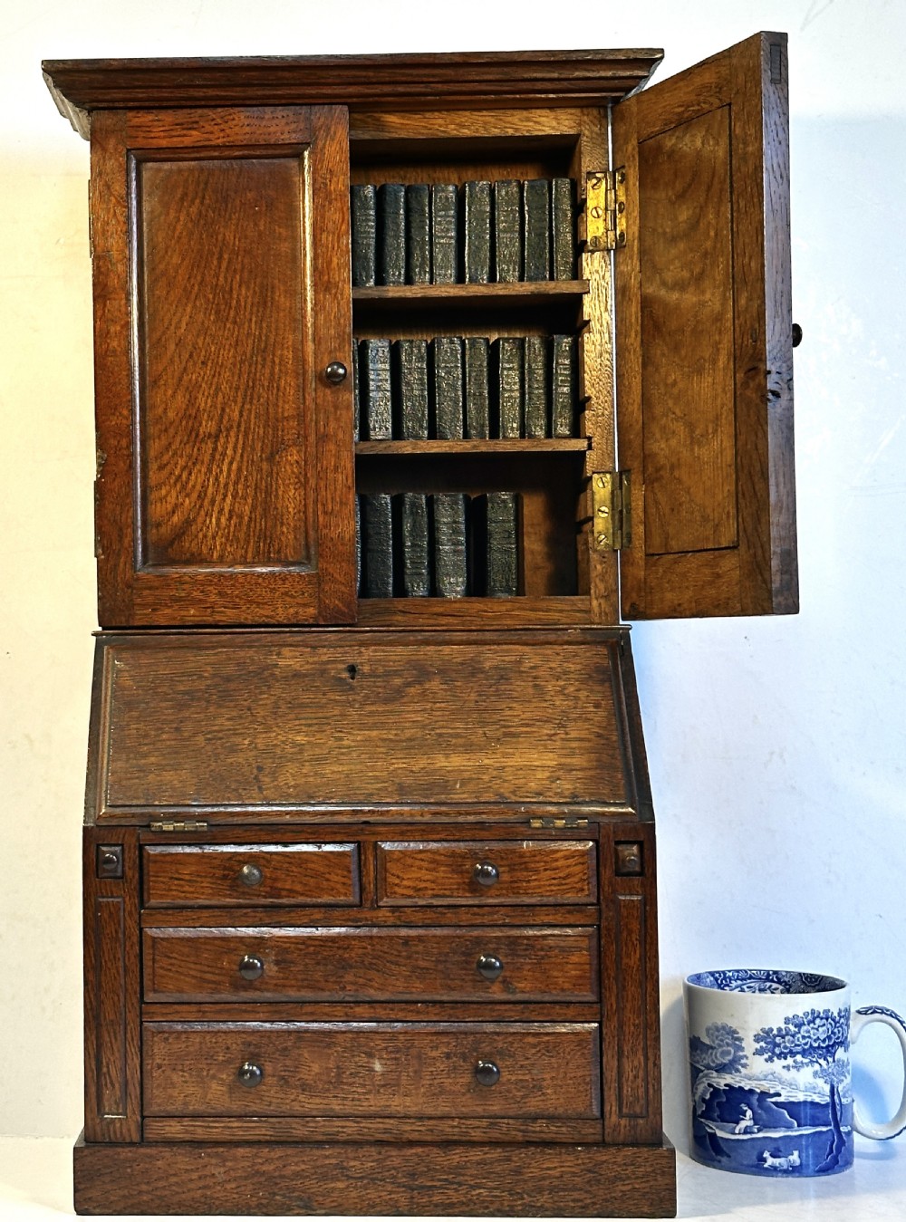 Apprentice  Dresser with Miniature Shakespeare Books.