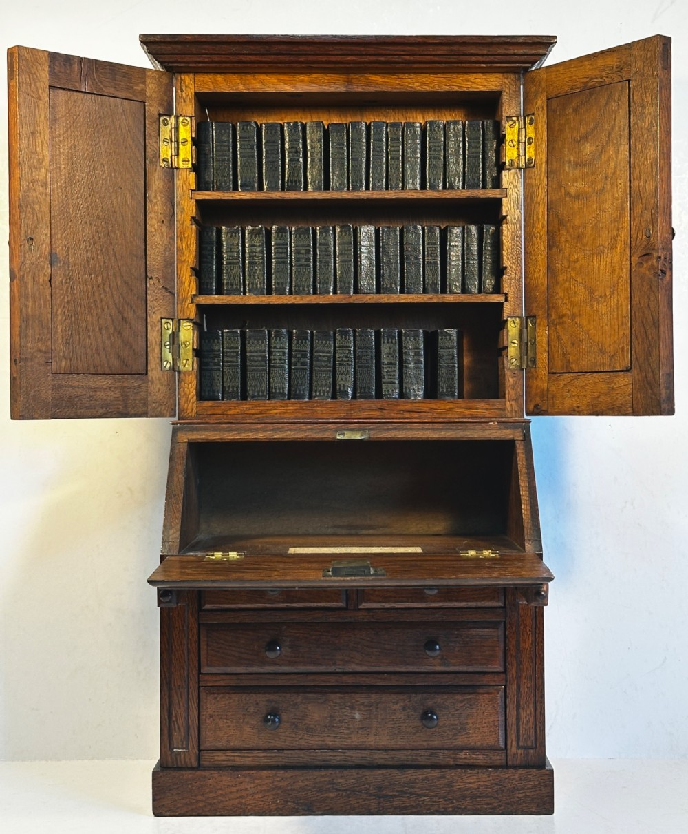 Apprentice  Dresser with Miniature Shakespeare Books. View IV