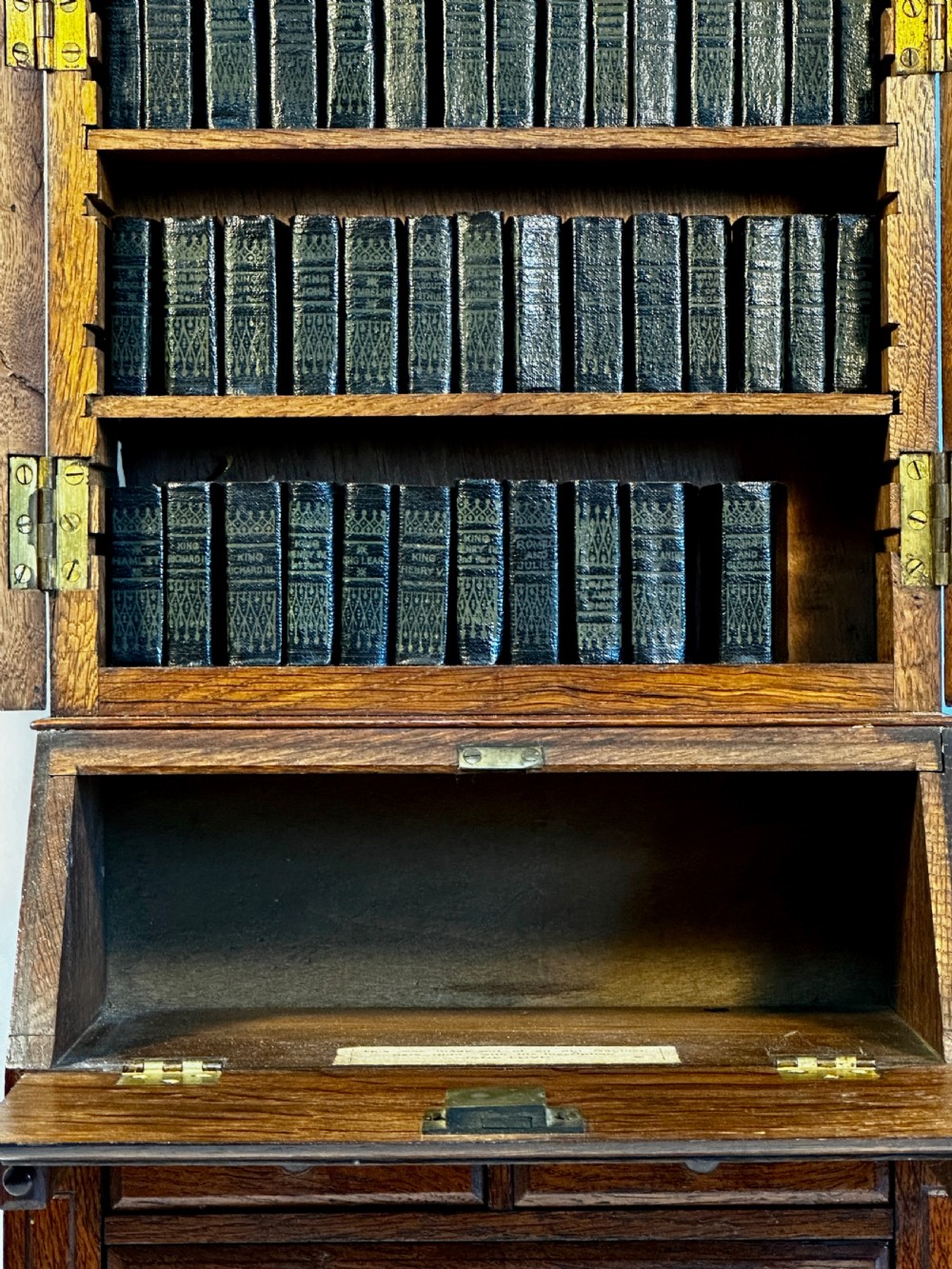 Apprentice  Dresser with Miniature Shakespeare Books. View V