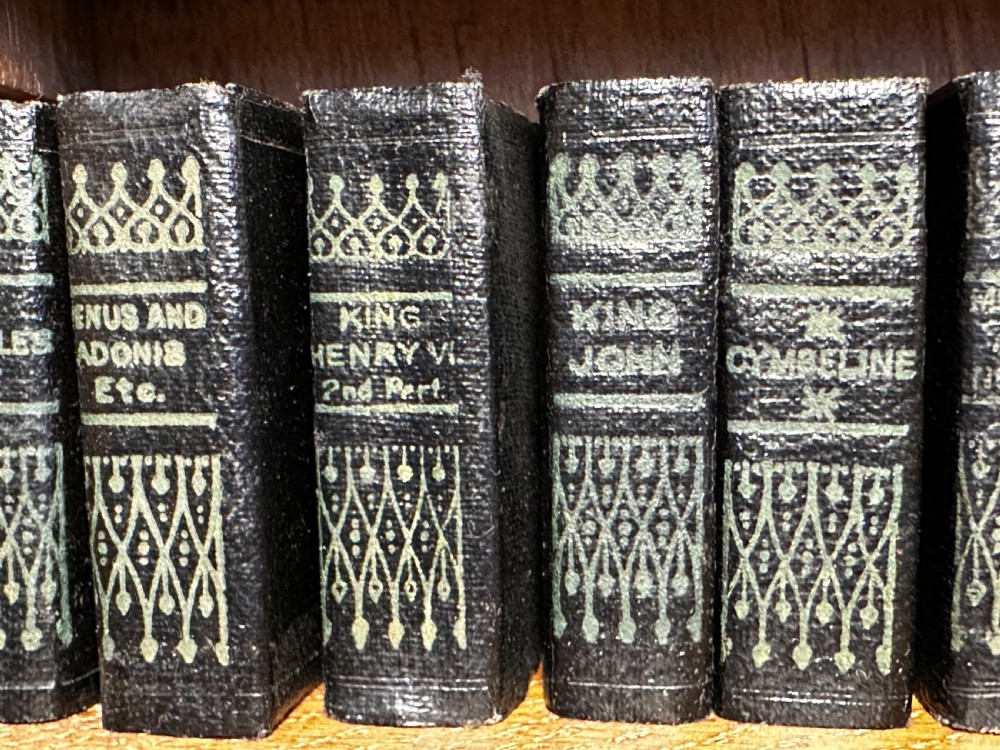 Apprentice  Dresser with Miniature Shakespeare Books. View XVI