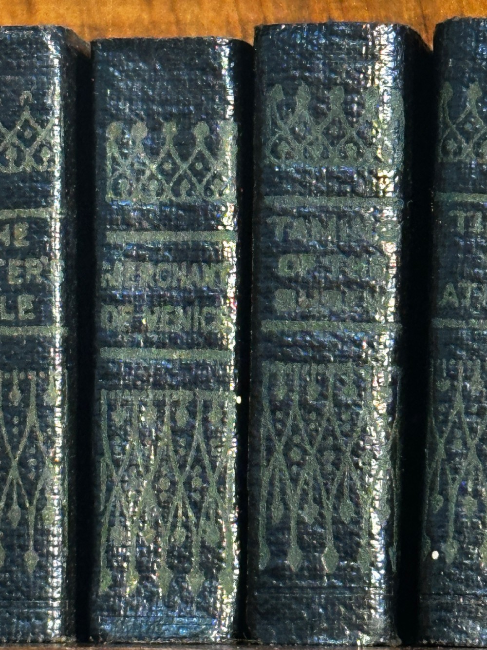 Apprentice  Dresser with Miniature Shakespeare Books. View XVII
