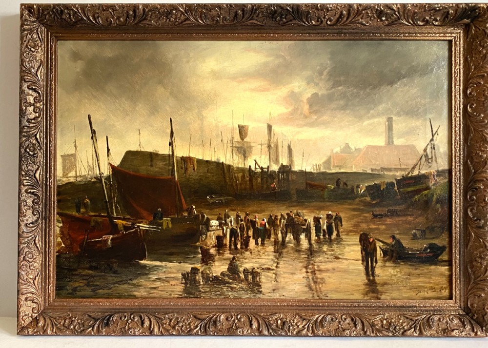 Oil on Canvas by Thomas Bush Hardy (1842-1897)