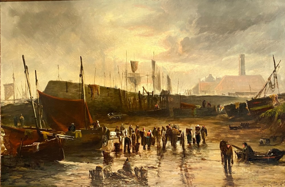 Oil on Canvas by Thomas Bush Hardy (1842-1897) View III