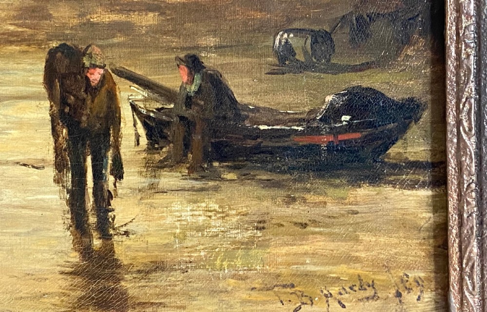 Oil on Canvas by Thomas Bush Hardy (1842-1897) View VI