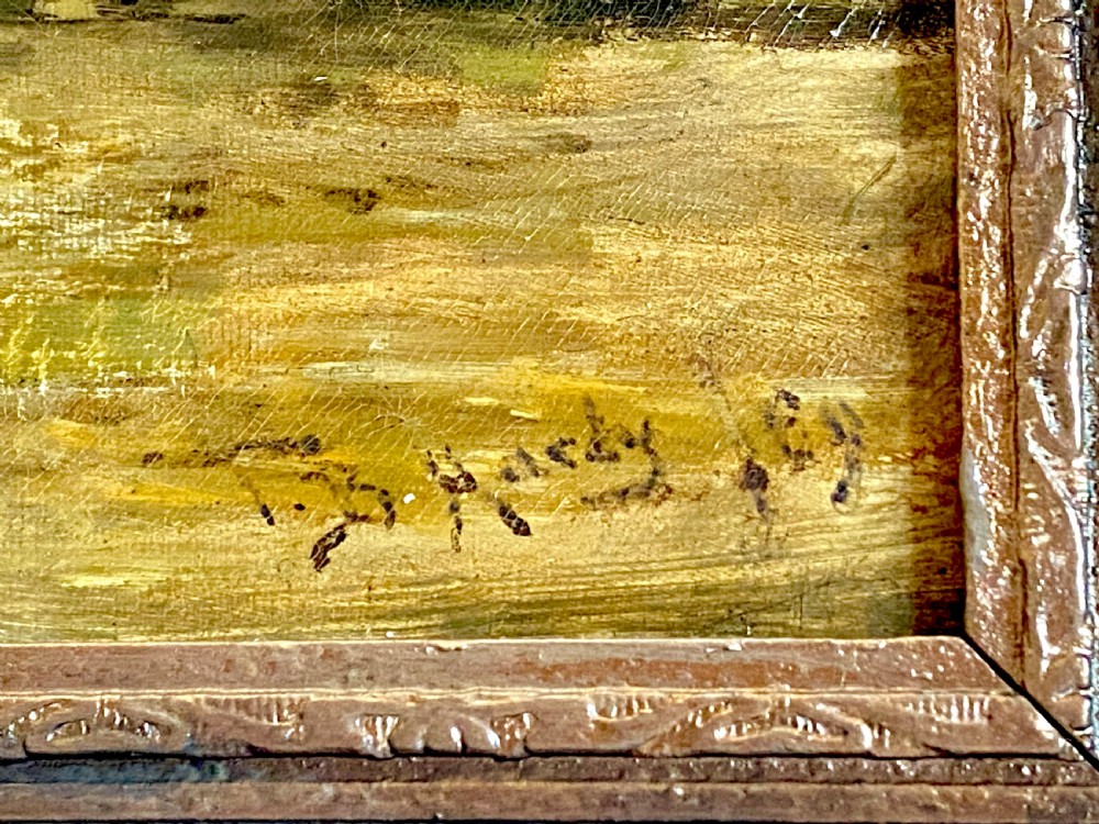 Oil on Canvas by Thomas Bush Hardy (1842-1897) View VII
