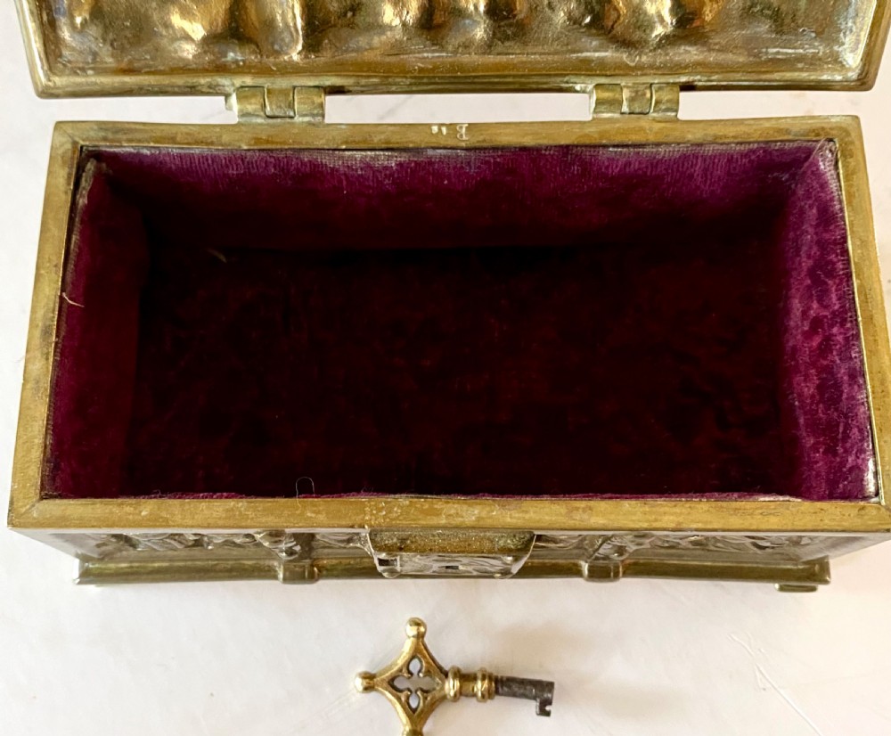 Brass Reliquary Casket View IV