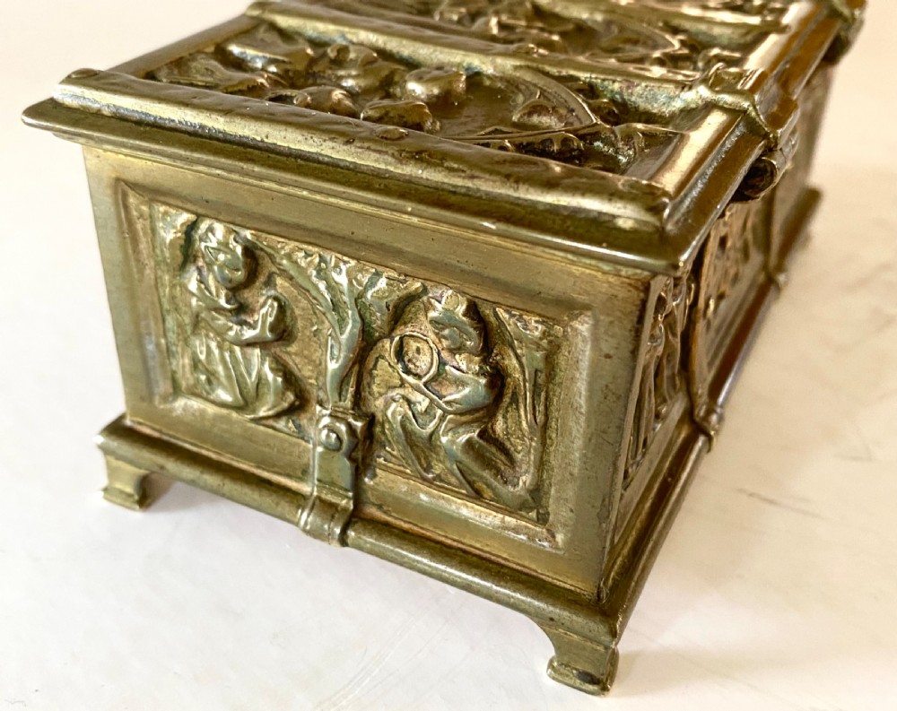 Brass Reliquary Casket View V