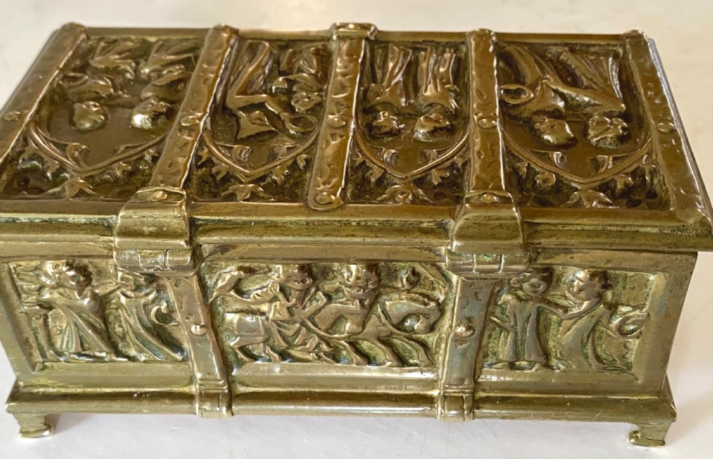 Brass Reliquary Casket View VI