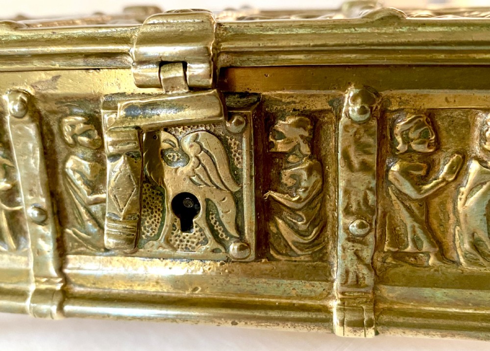Brass Reliquary Casket View VIII