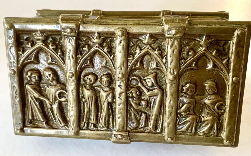 Brass Reliquary Casket View IX
