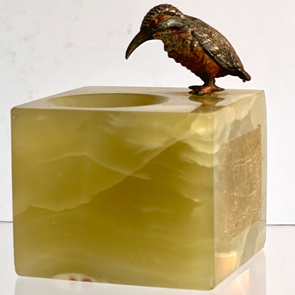 Austrian Onyx and Bronze Match Strike