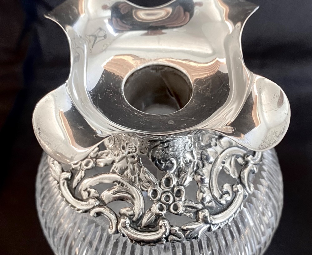 Decanter with Silver Trim  View III