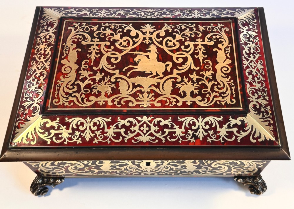  Boulle and Tortoiseshell Work Box View IV