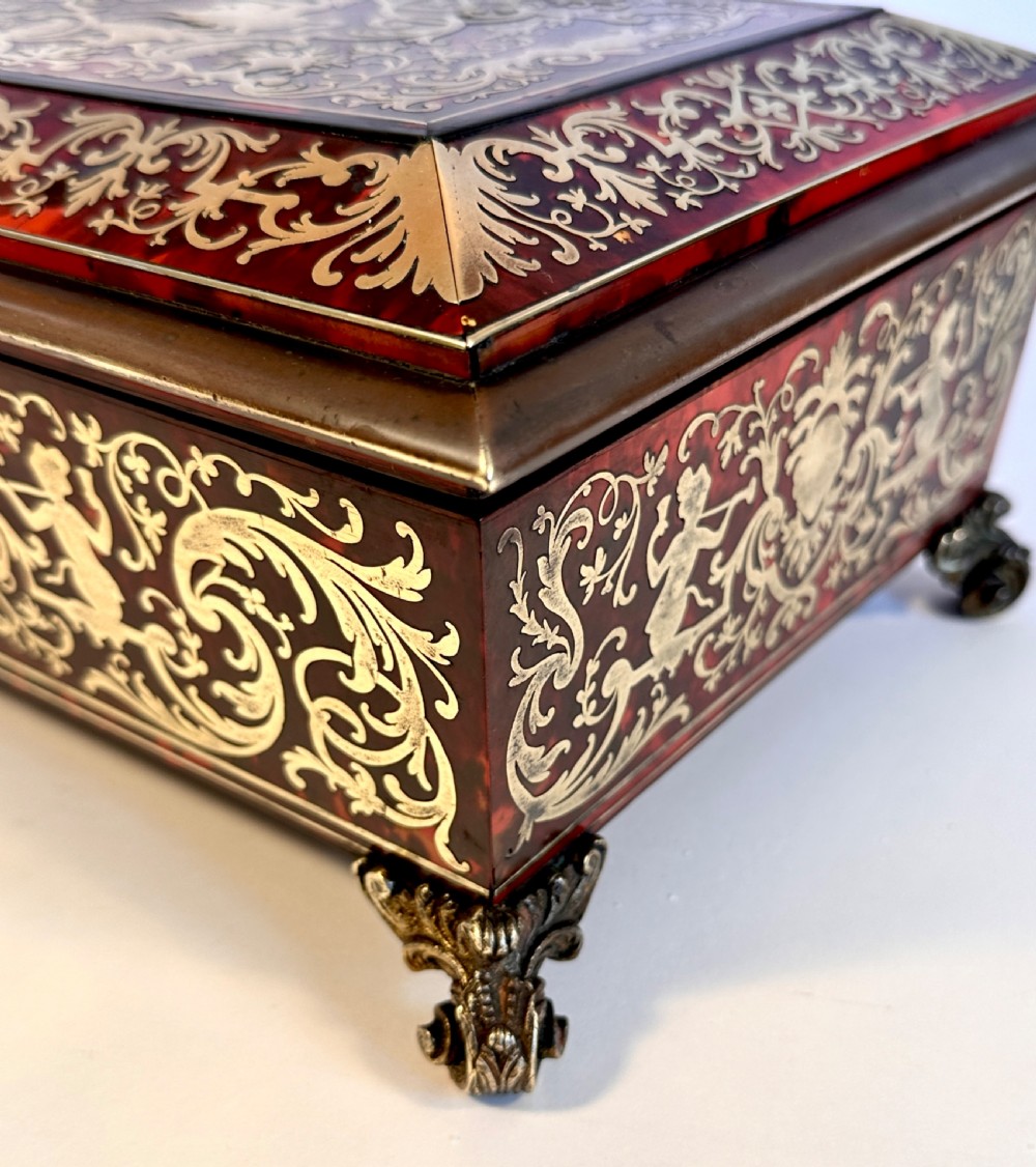  Boulle and Tortoiseshell Work Box View IX