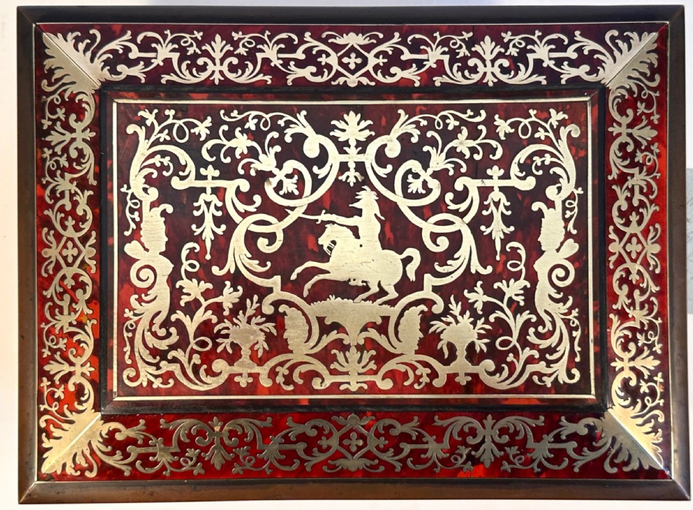  Boulle and Tortoiseshell Work Box View XI
