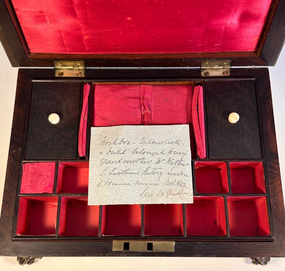  Boulle and Tortoiseshell Work Box View XII