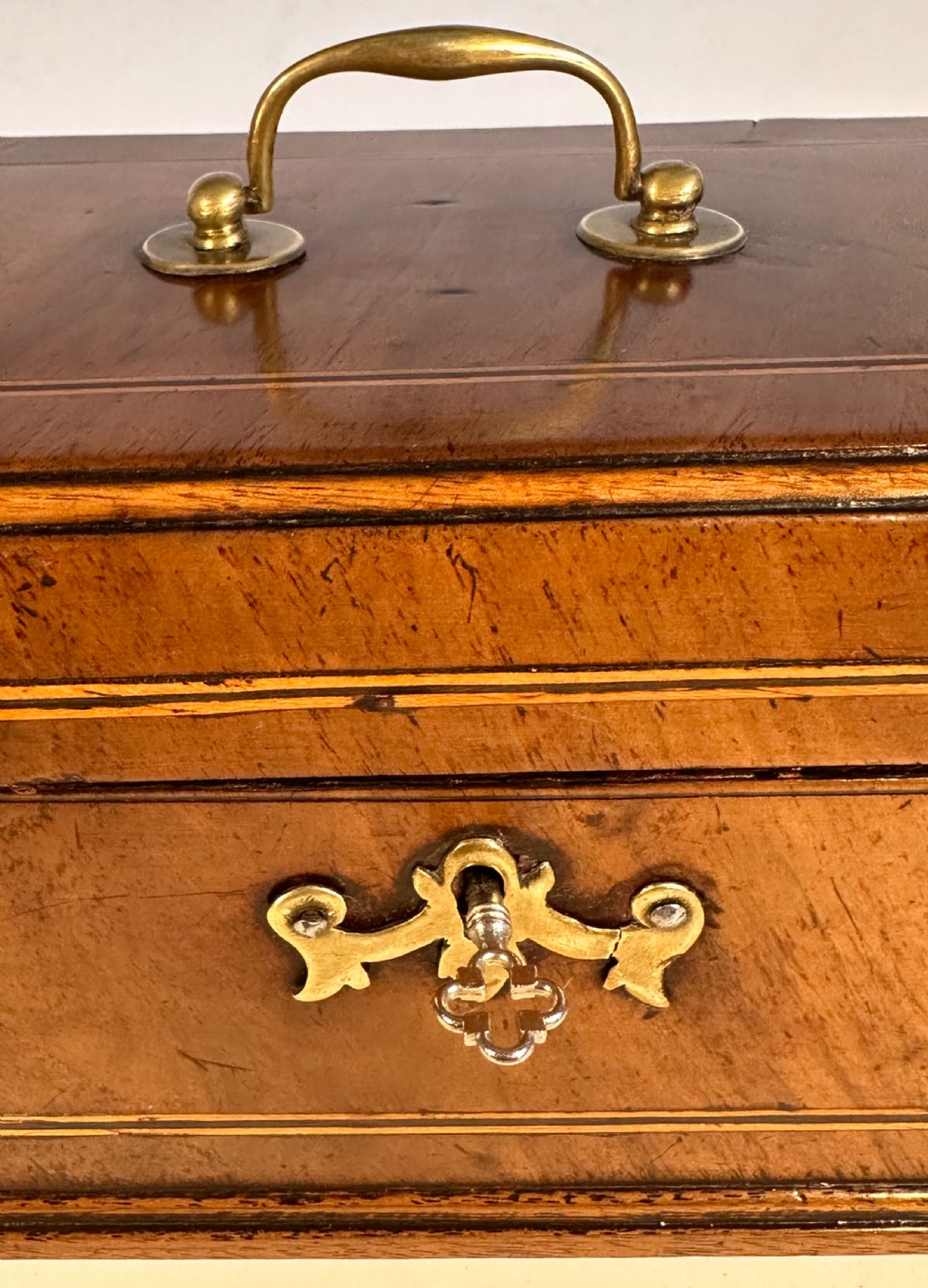 George III Walnut Tea Caddy  View XI