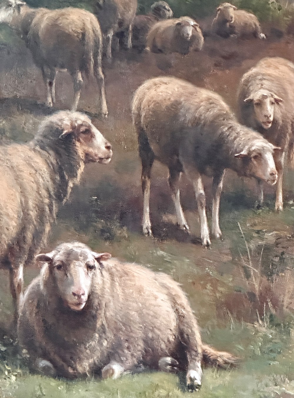 Oil on Canvas by Cornelius van Leemputten (1841-1902) View IV