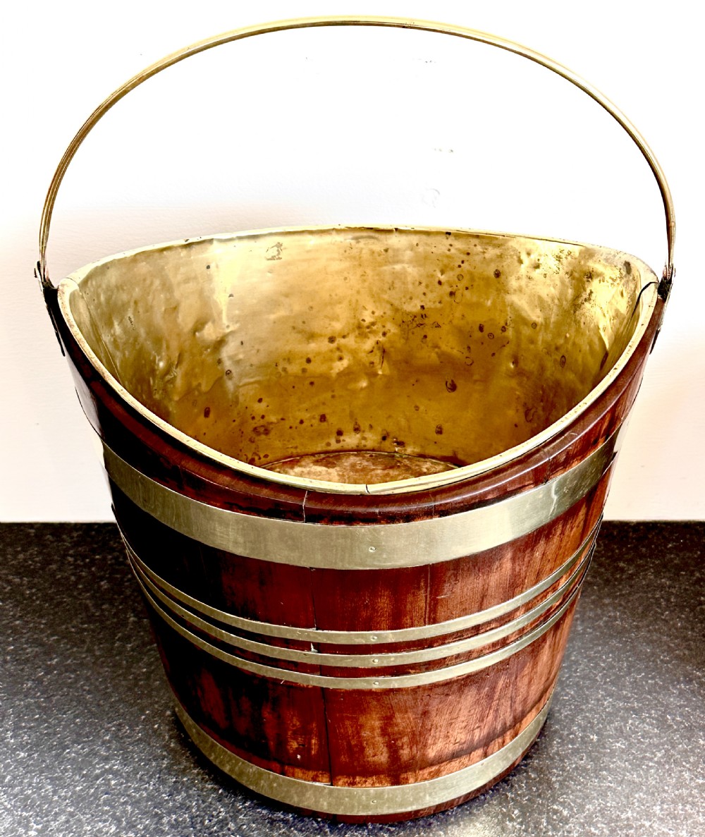 Georgian Irish Peat Bucket  View II