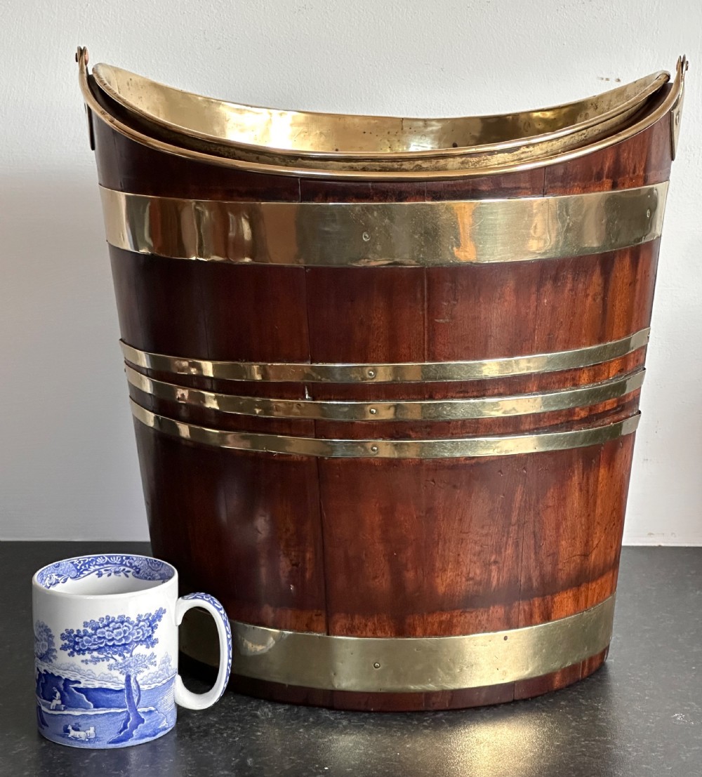 Georgian Irish Peat Bucket  View VII
