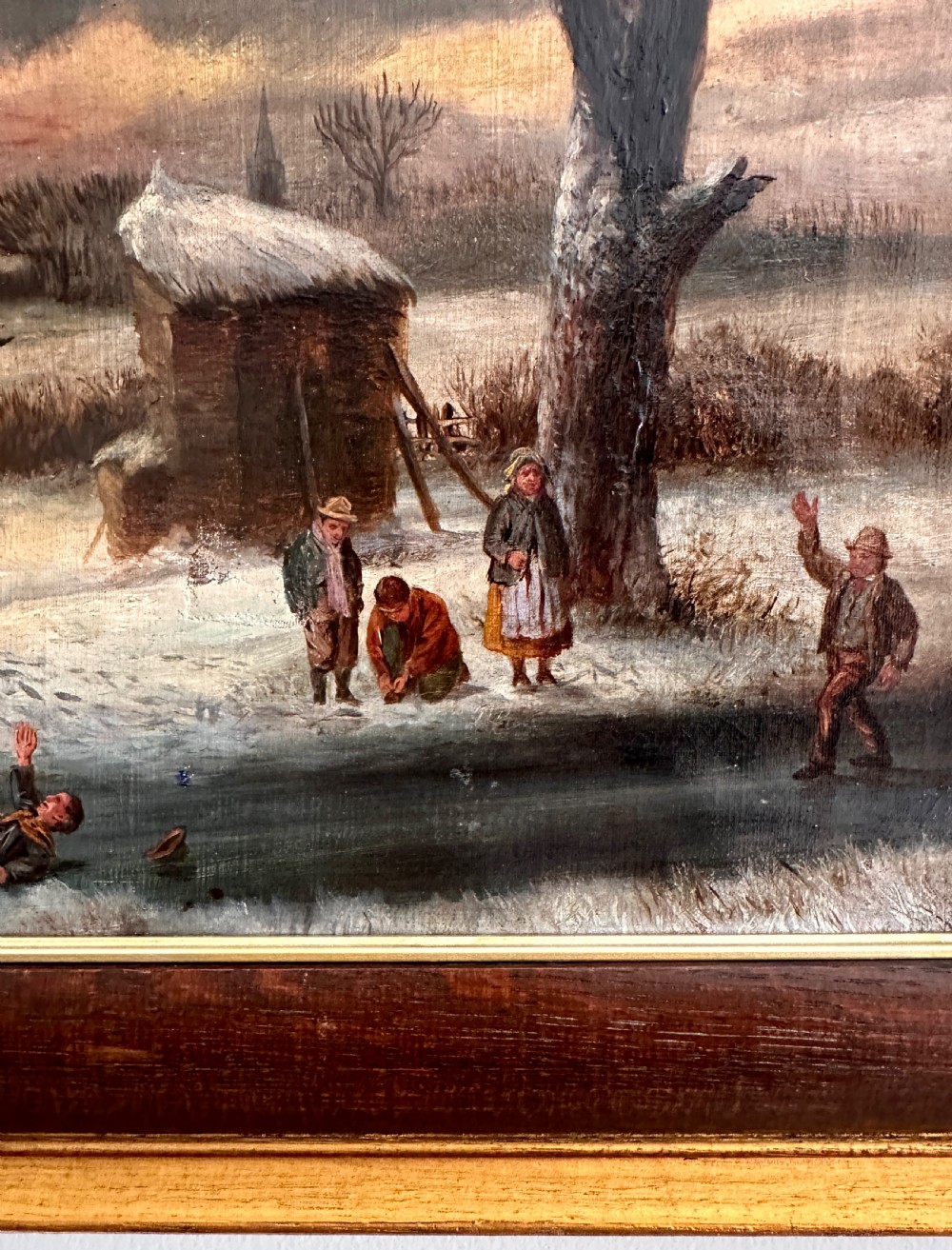 Oil on Canvas by Septimus Dawson (1851-1914) - A Winter Scene. View III