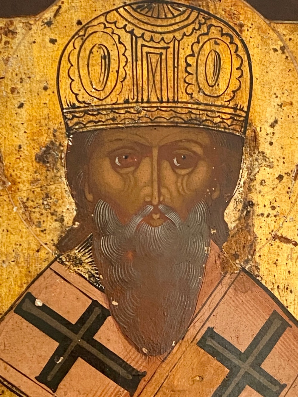 Eastern Orthodox Icon of St Spyridon View III