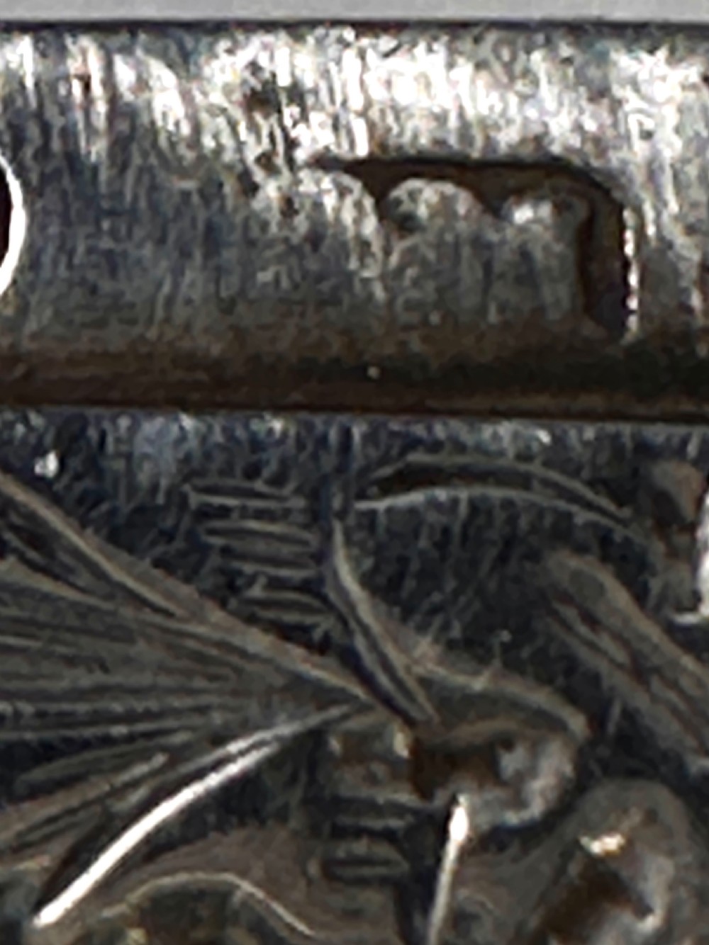Silver Card Case By Nathaniel Mills. Birmingham 1875. View IX