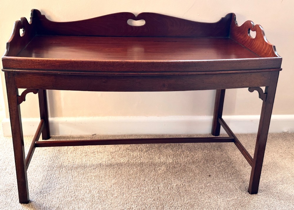 Regency Butlers Tray, low with Bow front. View III