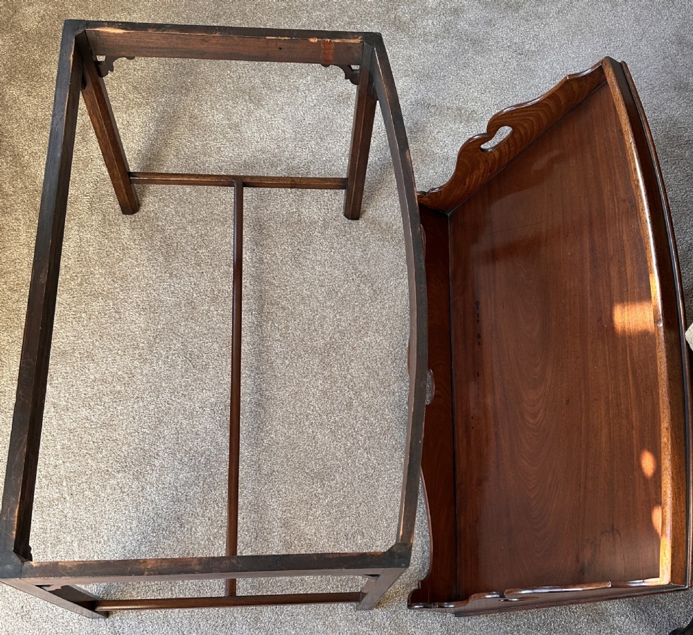 Regency Butlers Tray, low with Bow front. View V