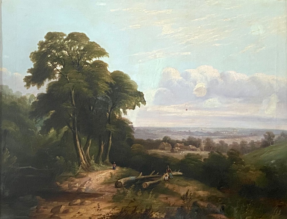 Large Oil on Canvas in the style of Constable View III