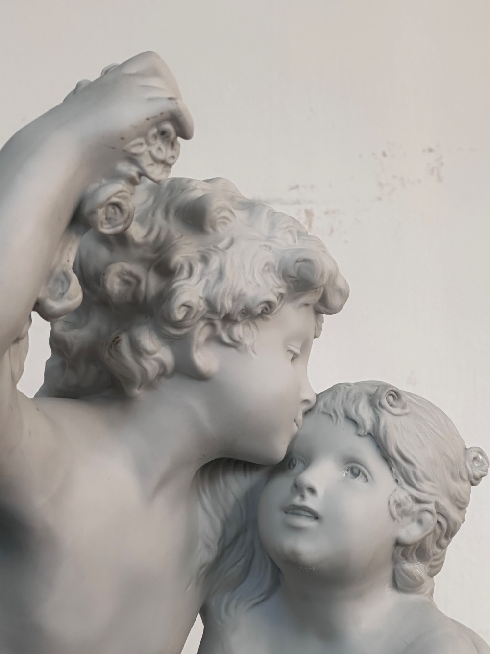 Bisque Porcelain Figure of Cupid and Psyche after Auguste Moreau View VIII