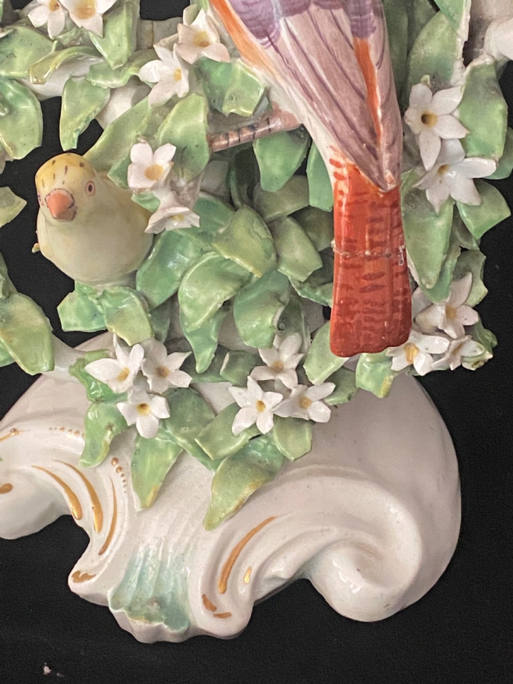 18th Century Derby Pair of Candelabra View VII