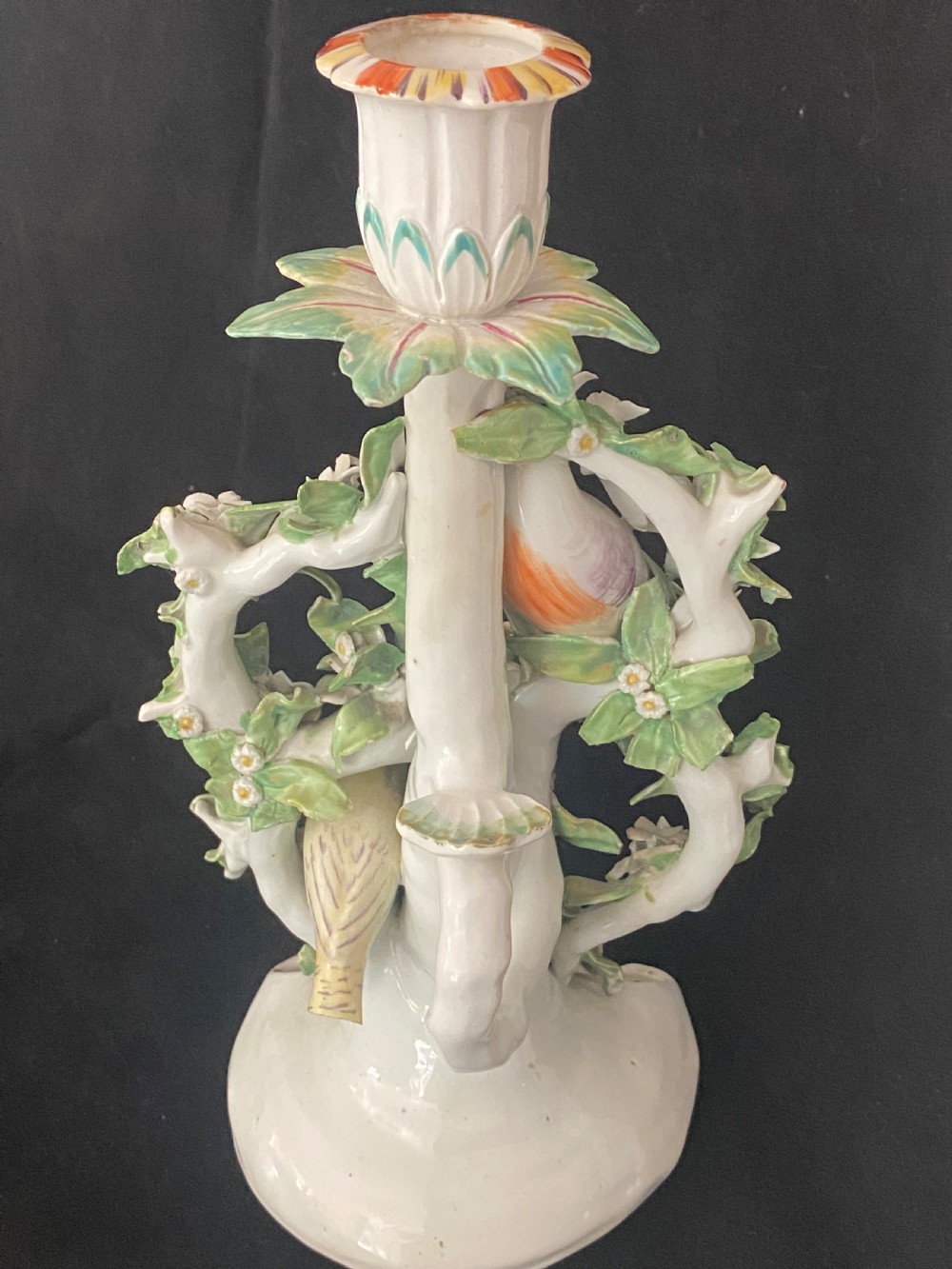 18th Century Derby Pair of Candelabra View XVI