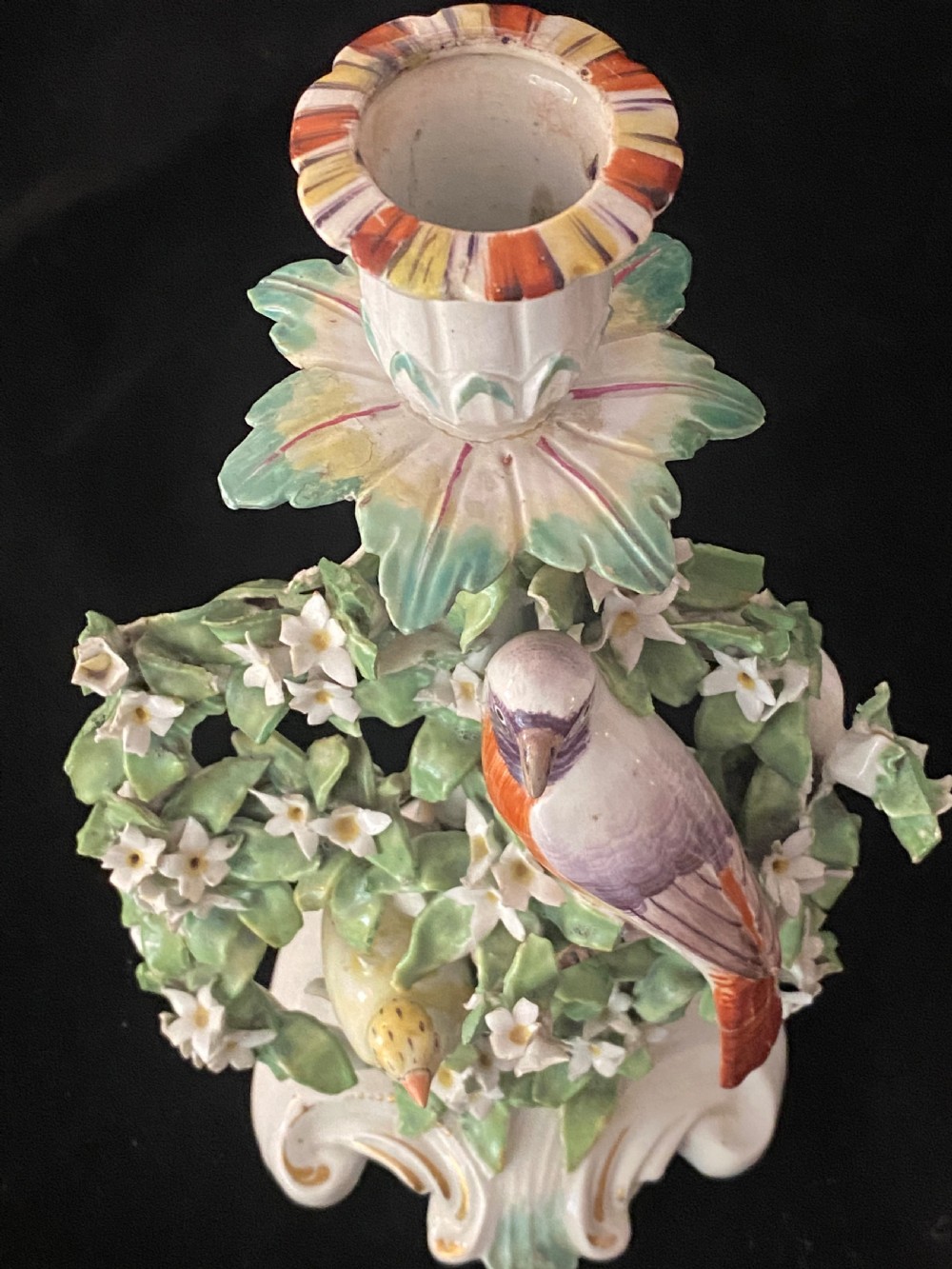 18th Century Derby Pair of Candelabra View XVIII