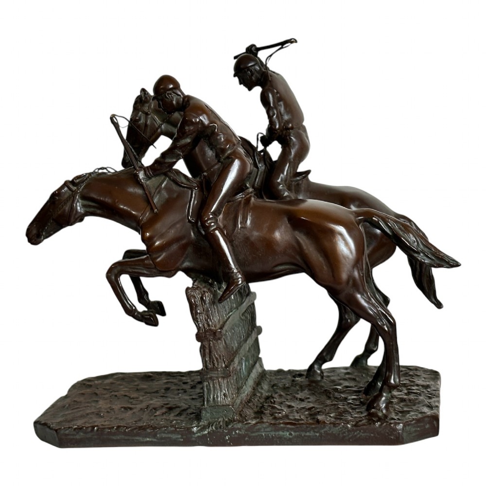 Bronze Racehorses after Isidore Jules Bonheur (1827-1907)