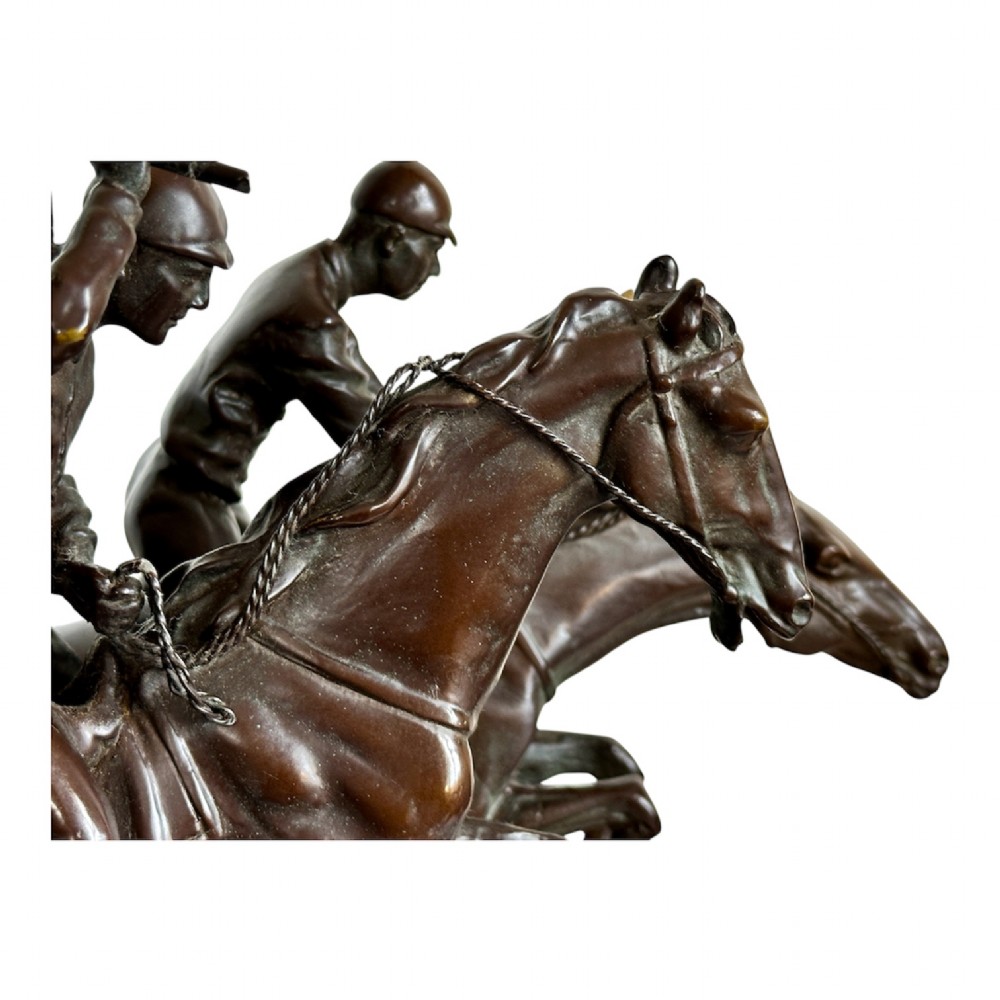 Bronze Racehorses after Isidore Jules Bonheur (1827-1907) View VIII