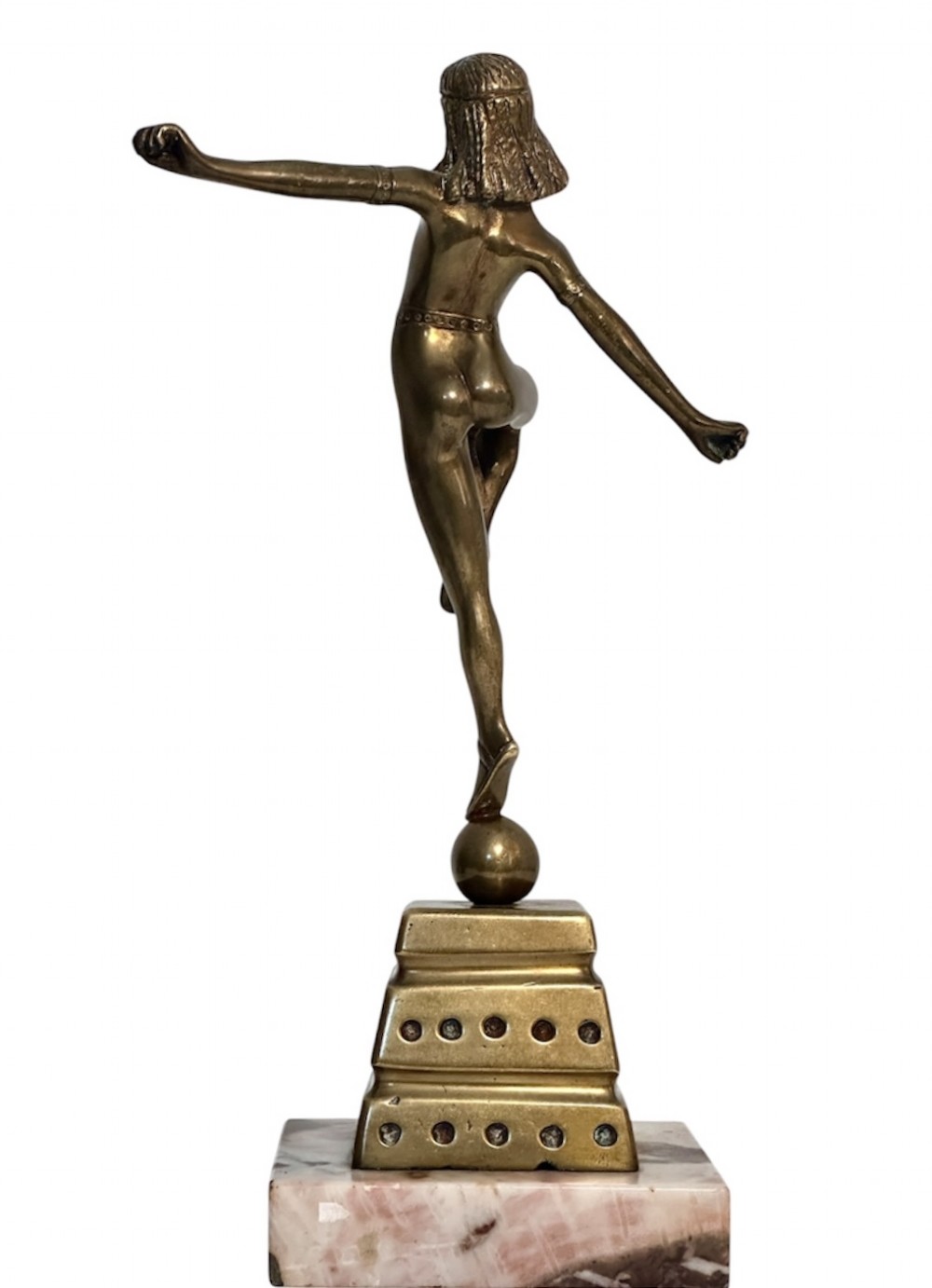 After Chiparus, Bronze Egyptian Dancer View II