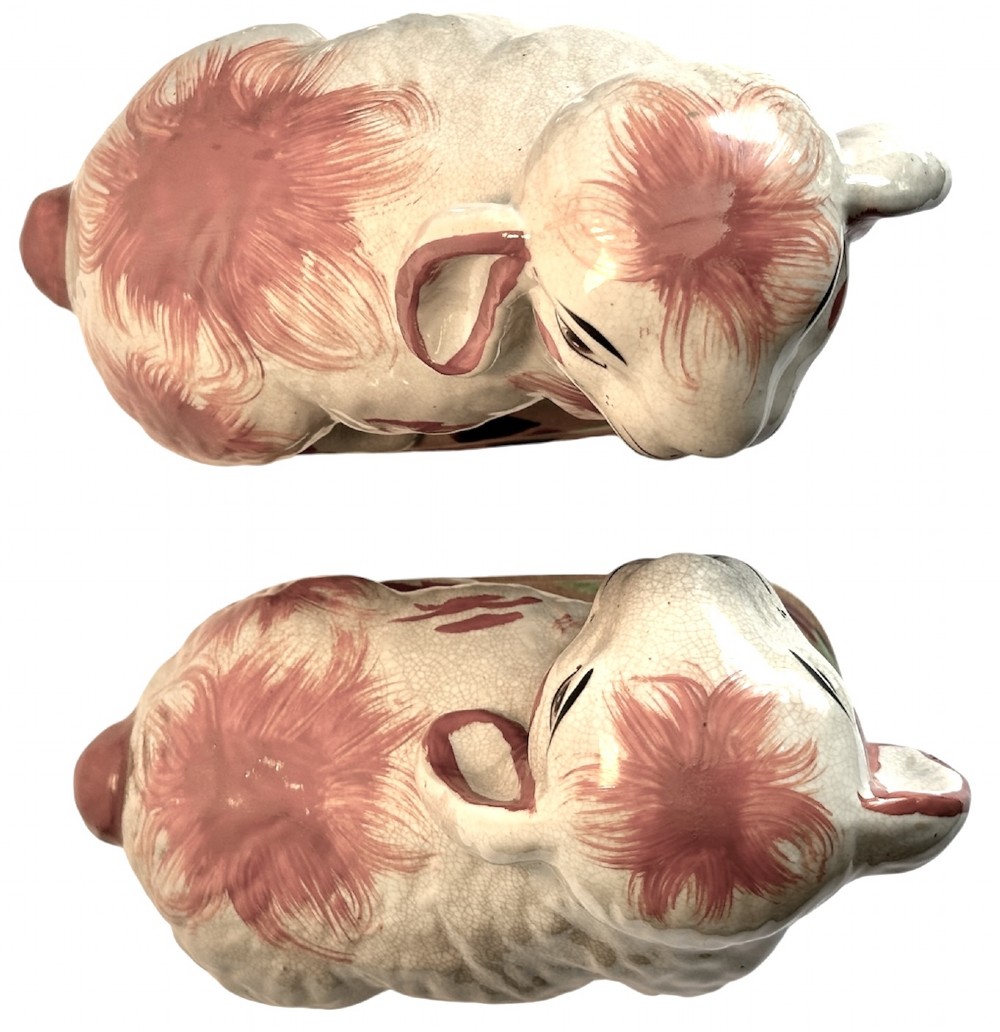 Pair of Staffordshire Rabbits of Large Proporttion View V