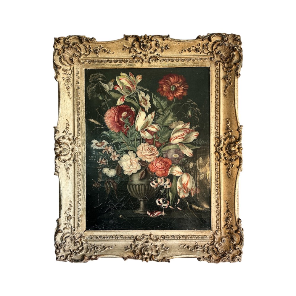 Oil on Canvas Of Floral Scene View IV