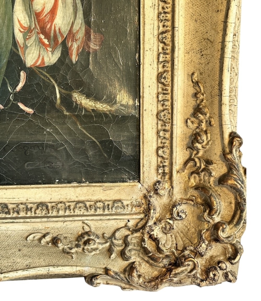 Oil on Canvas Of Floral Scene View V