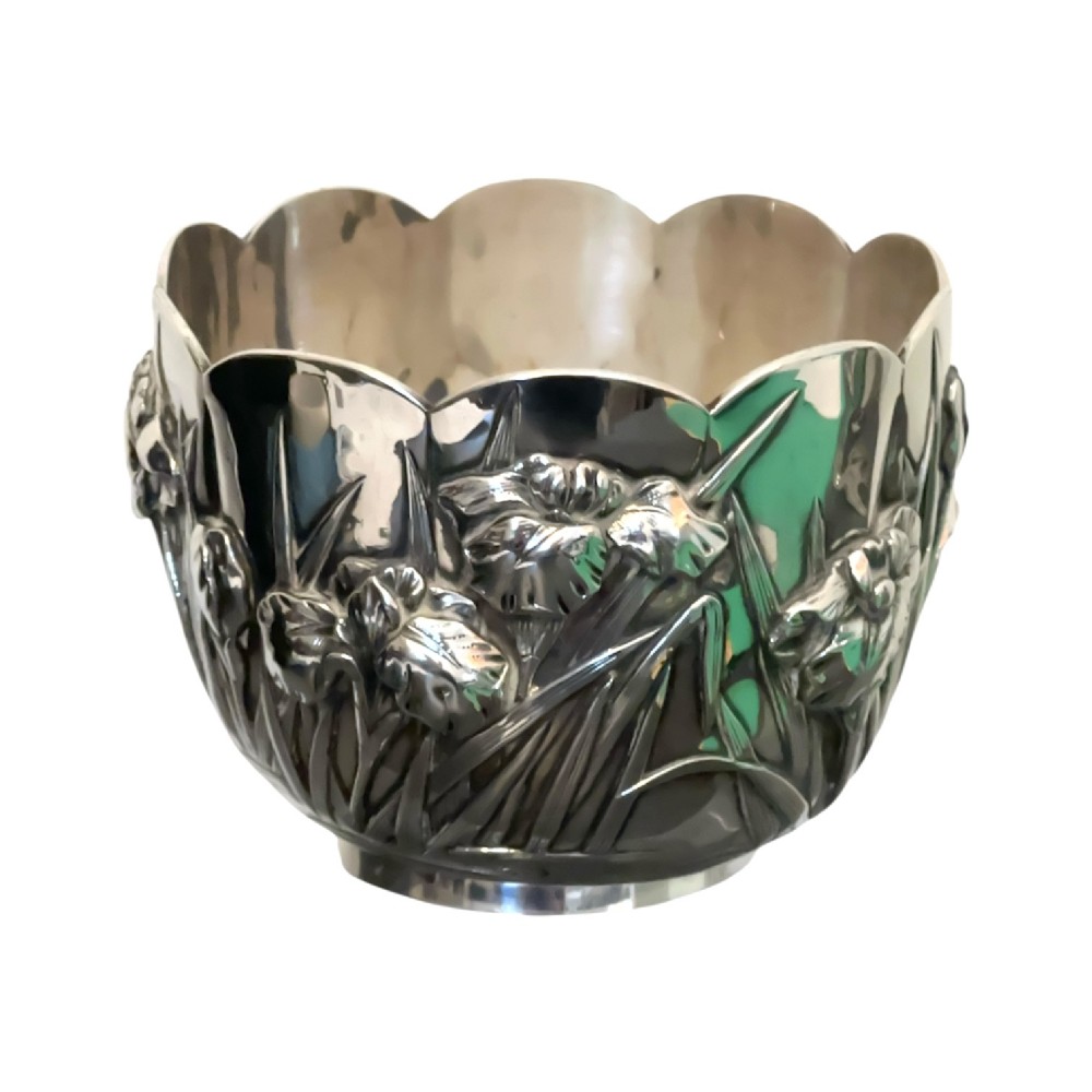 Japanese Meiji Period Silver Bowl