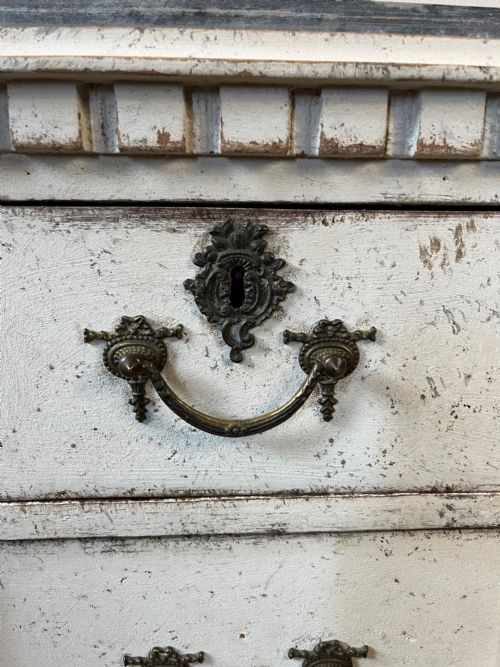 PAINTED SWEDISH COMMODE 19TH CENTURY - ADDITIONAL PHOTO 2