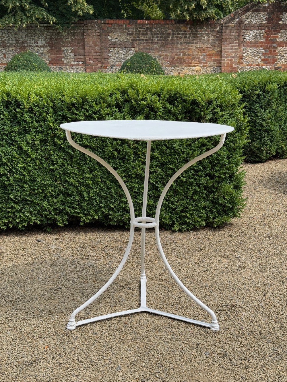 French Bistro Set of Table & Pair of Folding Wooden Chairs View IV