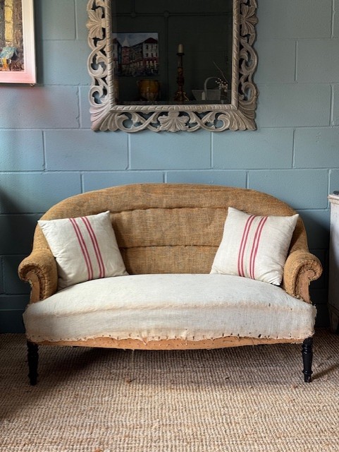 Antique French Napoleon III Sofa View II