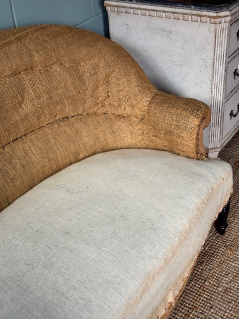 Antique French Napoleon III Sofa View III