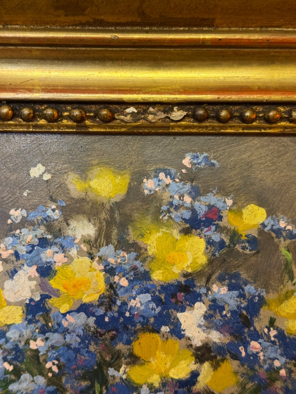 French Still Life Floral Oil Painting by Pierre-Laurent Baeschlin (1886-1958) View VIII